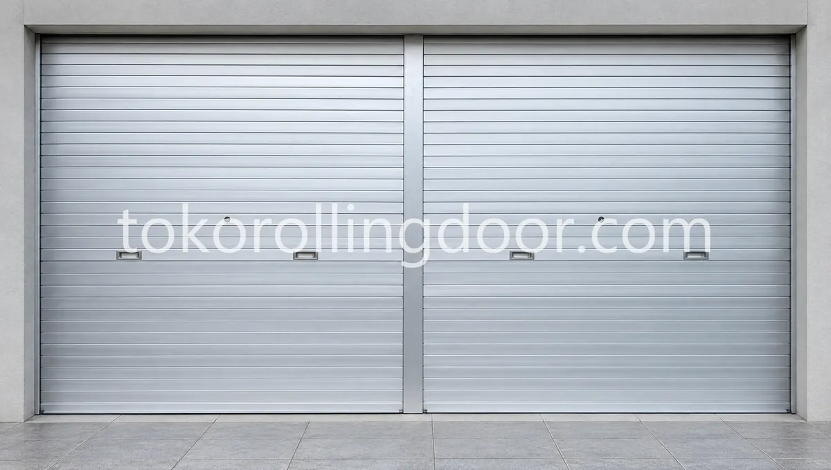 Rolling door aluminium — ruko, area pesisir