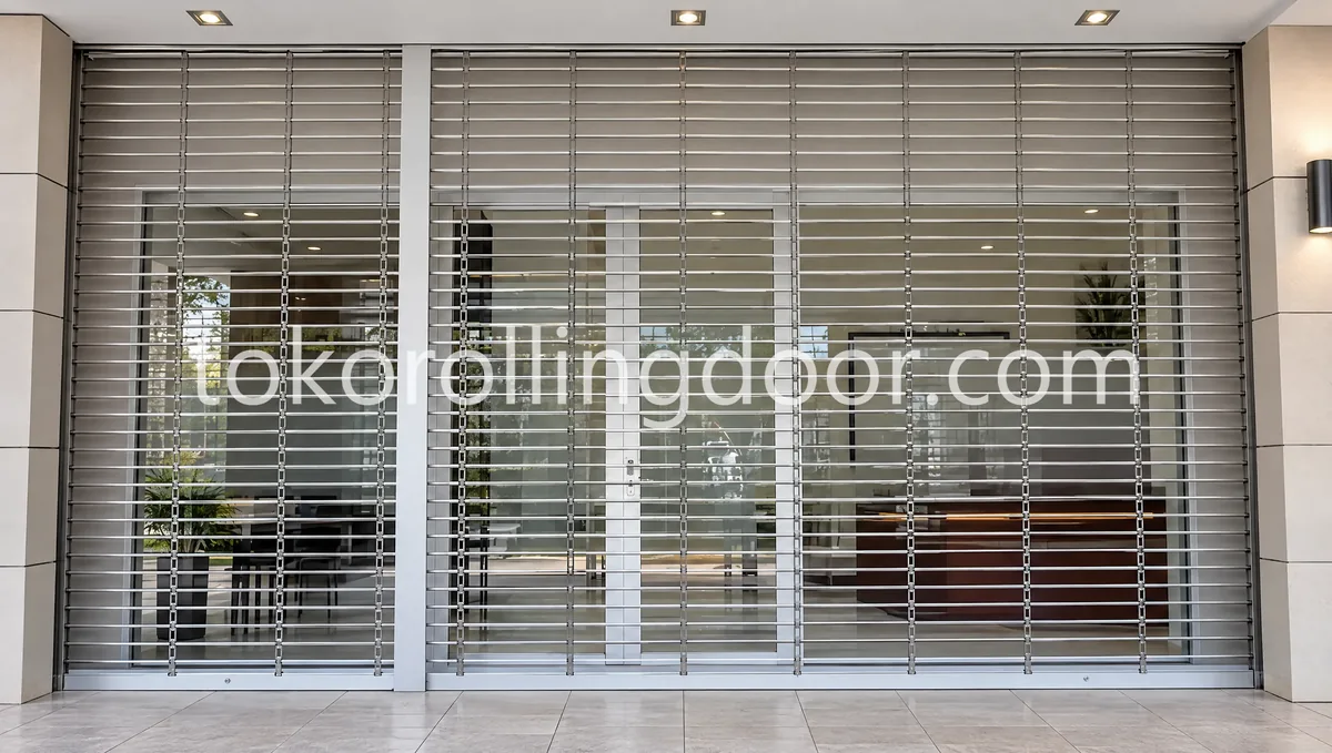 Rolling grille — apotek, minimarket